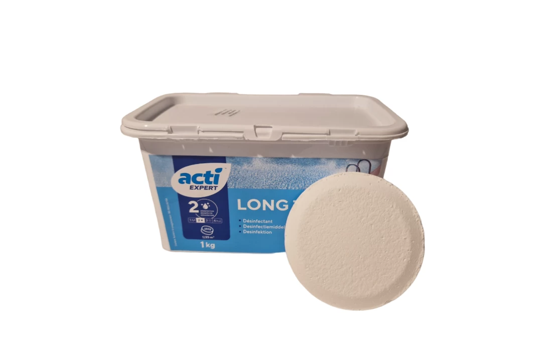 Acti Acti Long Tab Chloor Tabletten 1kg - 250 Grams 2 Acti Acti Long Tab Chloor Tabletten 1kg - 250 Grams - Afbeelding 2