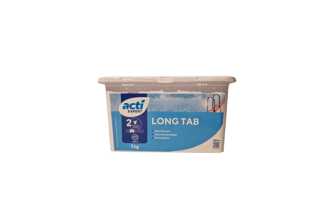 Acti Acti Long Tab Chloor Tabletten 1kg - 250 Grams 1 Acti Acti Long Tab Chloor Tabletten 1kg - 250 Grams