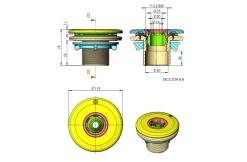 Astralpool Astral Richtbare Inlaat / Inspuiter Folie En Liner Zwembaden -Hayward Winkel astralpool astral richtbare inlaat inspuiter folie 3