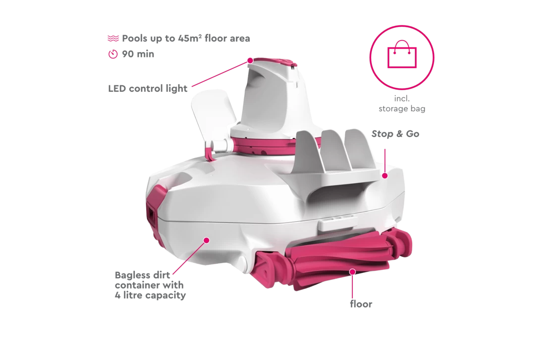 BWT Draadloze Zwembadrobot BC200 3 BWT Draadloze Zwembadrobot BC200 - Afbeelding 3