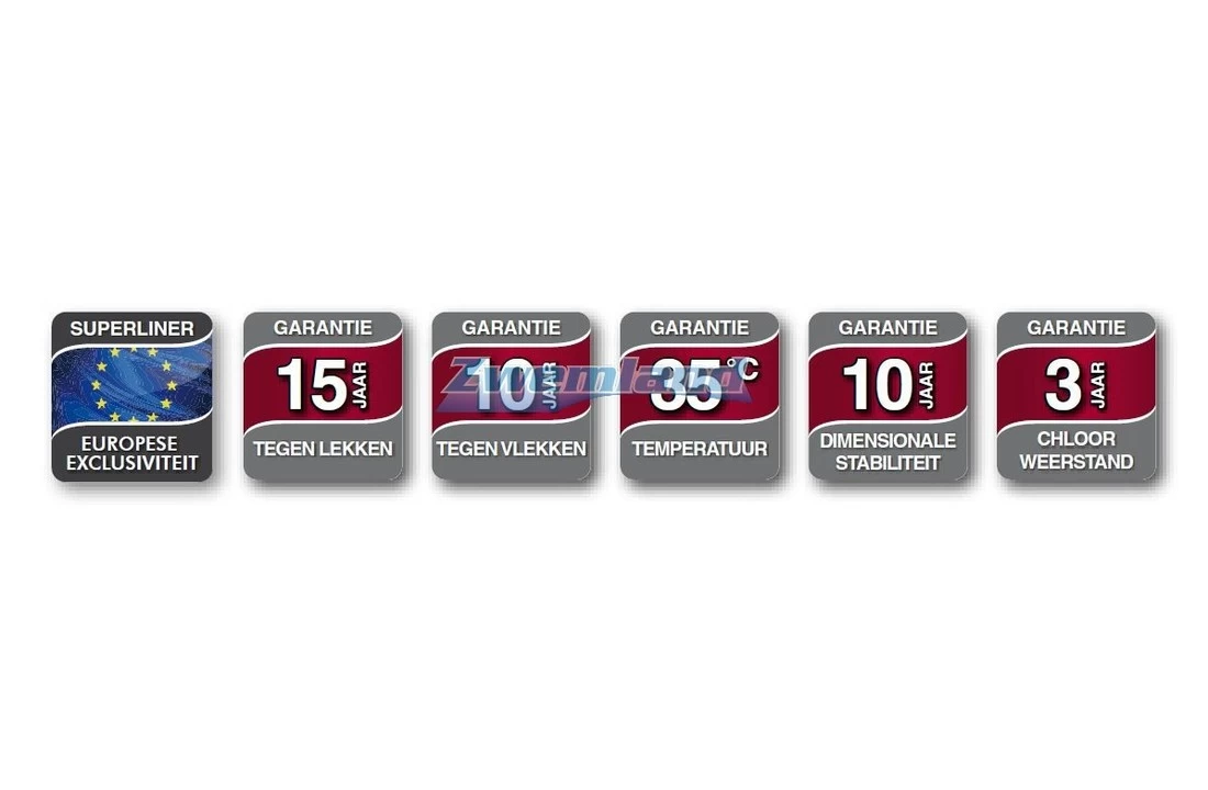 Del Zwembad SuperlinerV2F 85/100ste Lichtblauw 2 Del Zwembad SuperlinerV2F 85/100ste Lichtblauw - Afbeelding 2