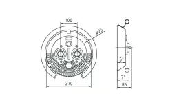 Fitstar Fitstar Taifun Duo, 2,6 KW/400V -Hayward Winkel fitstar fitstar taifun duo 26 kw 400v 2
