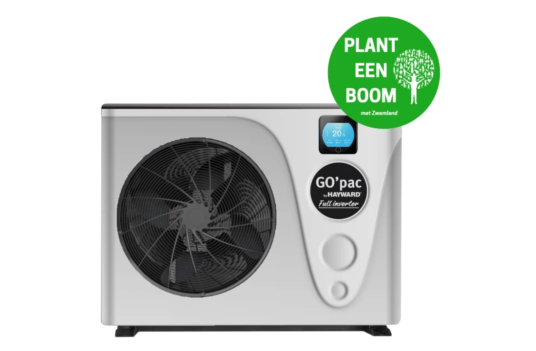 Hayward Hayward Go'Pac Full Inverter Warmtepomp 9kW 35m3 1 Hayward Hayward Go'Pac Full Inverter Warmtepomp 9kW 35m3