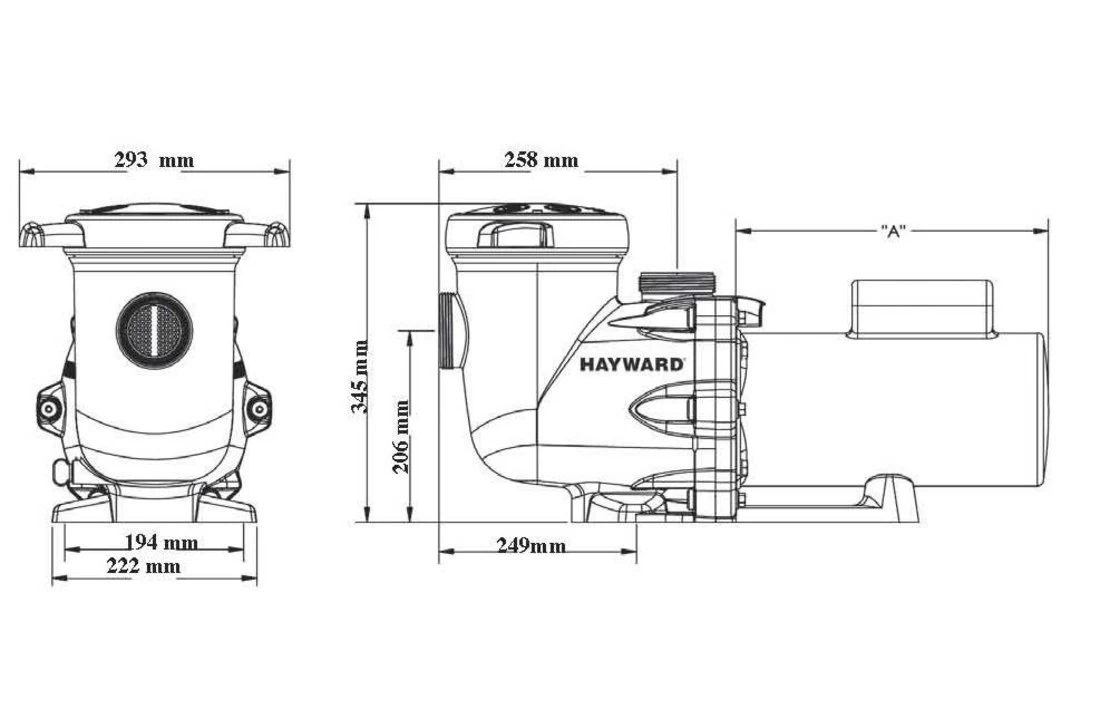 Hayward Hayward TriStar Zwembadpomp 28m3/h - 400V – 1,50KW (Krachtstroom) 3 Hayward Hayward TriStar Zwembadpomp 28m3/h - 400V – 1,50KW (Krachtstroom) - Afbeelding 3