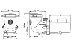 Hayward Hayward TriStar Zwembadpomp 32,5m3/h -230V – 2,20KW -Hayward Winkel hayward hayward tristar zwembadpomp 325m3 h 230v 2 2