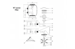 Lacron Lacron Zandfilter Hi Rate 9m3 -Hayward Winkel lacron lacron zandfilter hi rate 9m3 2