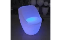 Poolstyle Lichtgevende RGB LED Stoel Met Zithoogte 55cm -Hayward Winkel poolstyle lichtgevende rgb led stoel met zithoogte 2