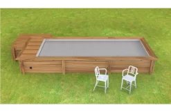 Proswell Houten Zwembaden Houten Urban Stadszwembad 6.50 X 3.50 X 1.33 Met Automatisch Rolluik -Hayward Winkel proswell houten zwembaden houten urban stadszwemba 3