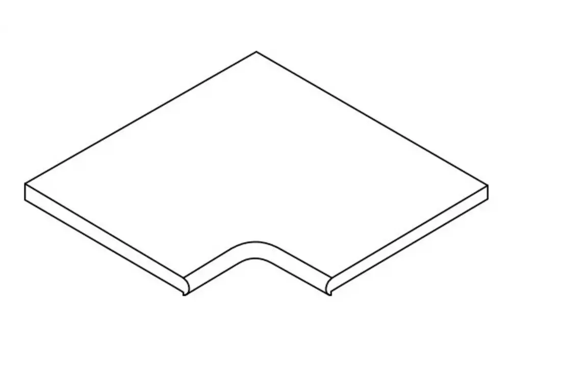 Terato Binnenhoek SD Black Afgeronde Neus 1 Terato Binnenhoek SD Black Afgeronde Neus
