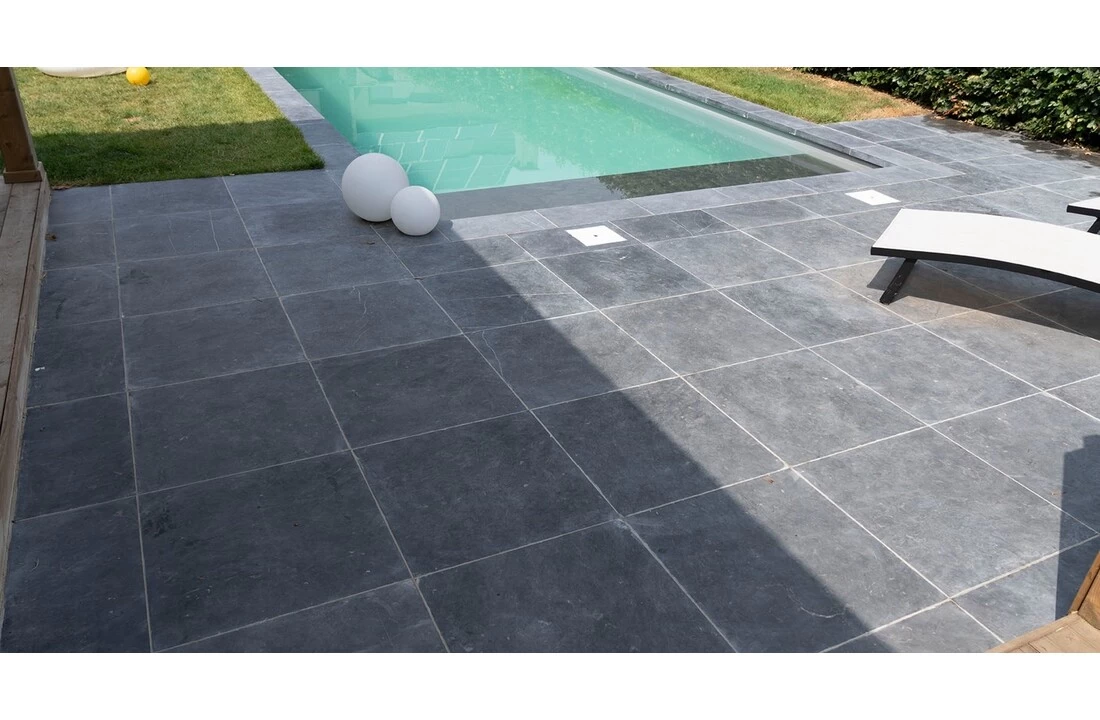 Terato Randsteen Rechte Neus - Asian Blue Geschuurd 2 Terato Randsteen Rechte Neus - Asian Blue Geschuurd - Afbeelding 2