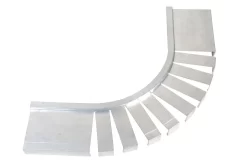 Zwembad Liner Hung Bocht Aluminium 50mm Horizontaal